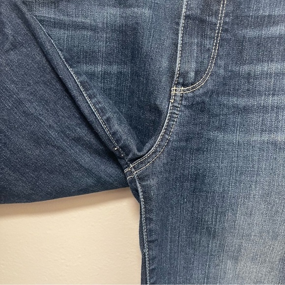 PAIGE Skyline Ankle Peg Raw Step Hem Jeans Size 30 - Picture 7 of 12